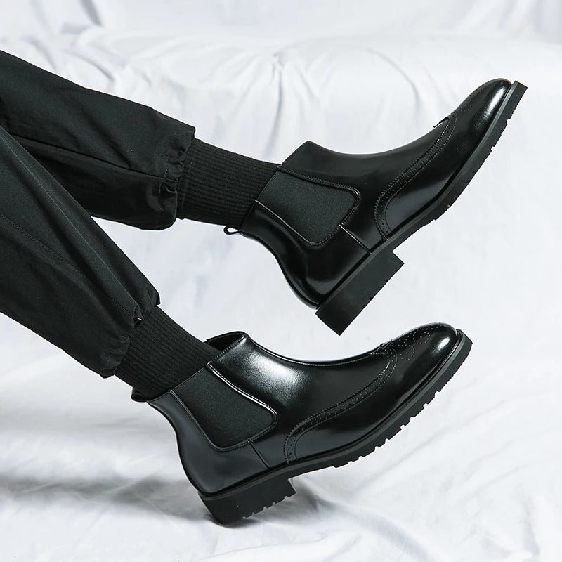 Bramwell Genuine Leather Chelsea Boots