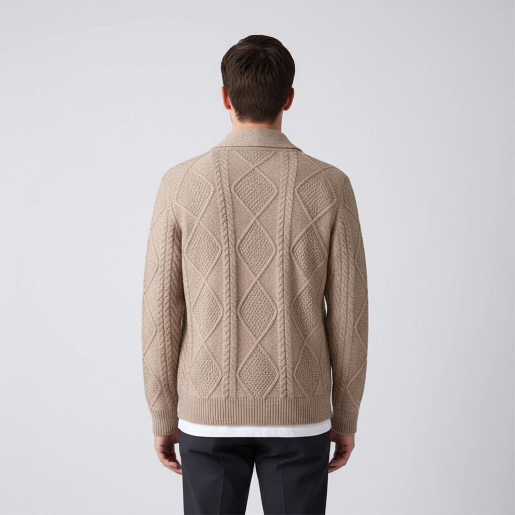 The Mason Knitted Wool Cardigan