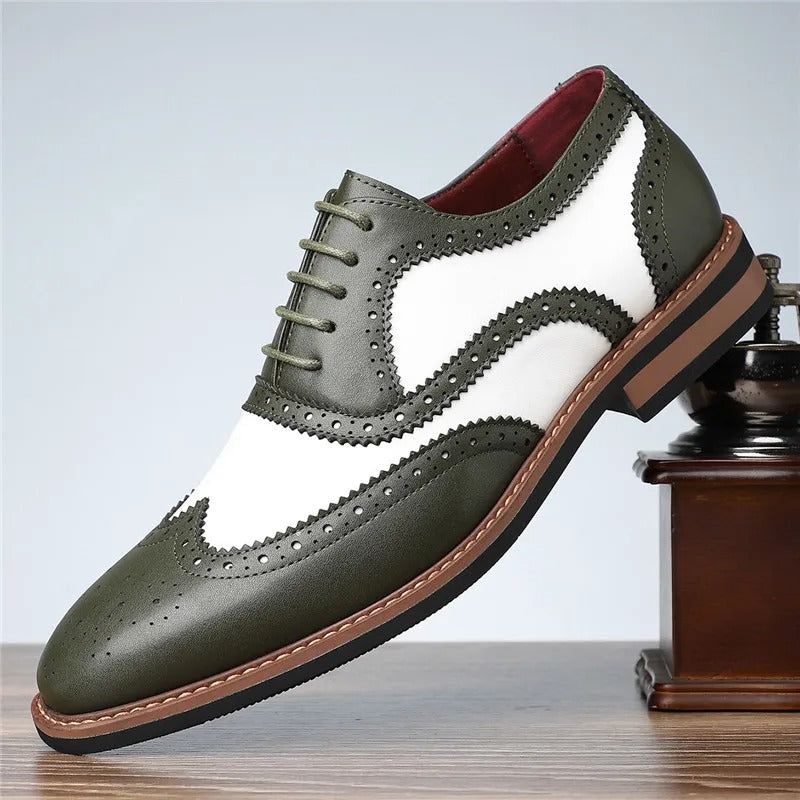 Heritage Two-Tone Wingtip Brogues