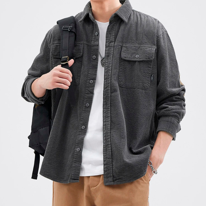 Redwood Corduroy Button-Up