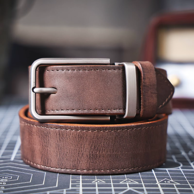 The Buckhorn Full-Grain Leather Belt