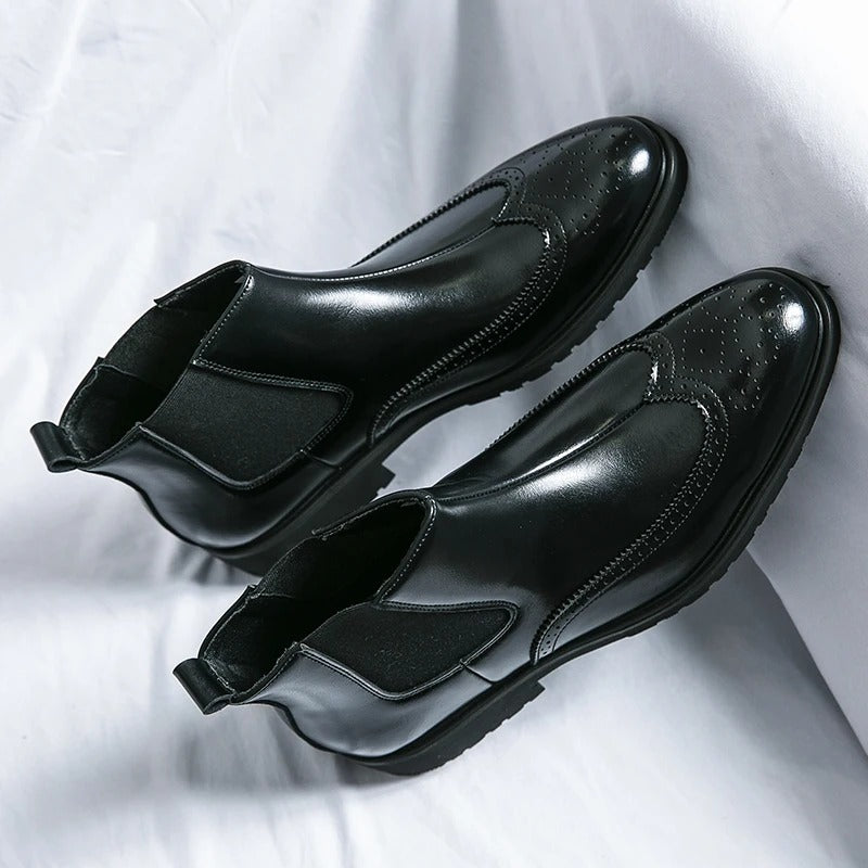 Bramwell Genuine Leather Chelsea Boots