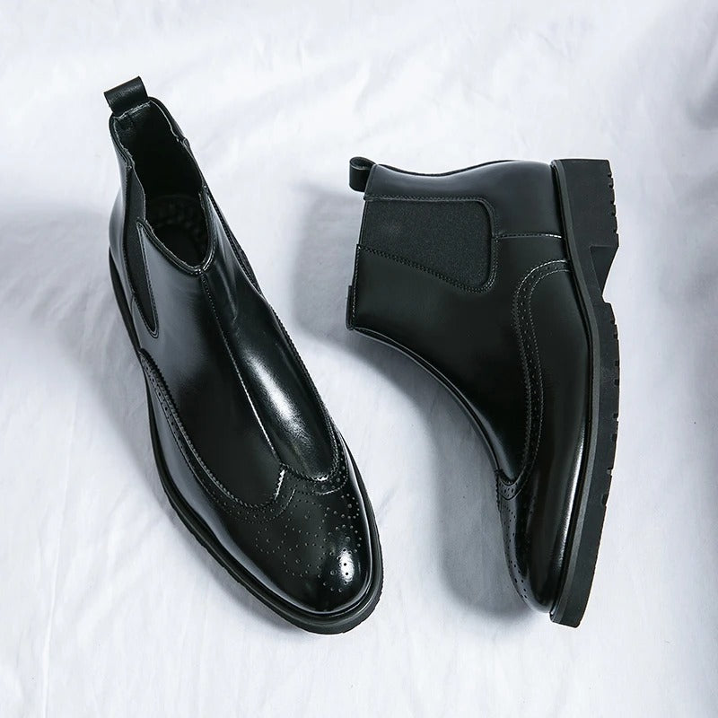Bramwell Genuine Leather Chelsea Boots