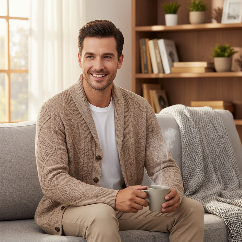 The Mason Knitted Wool Cardigan