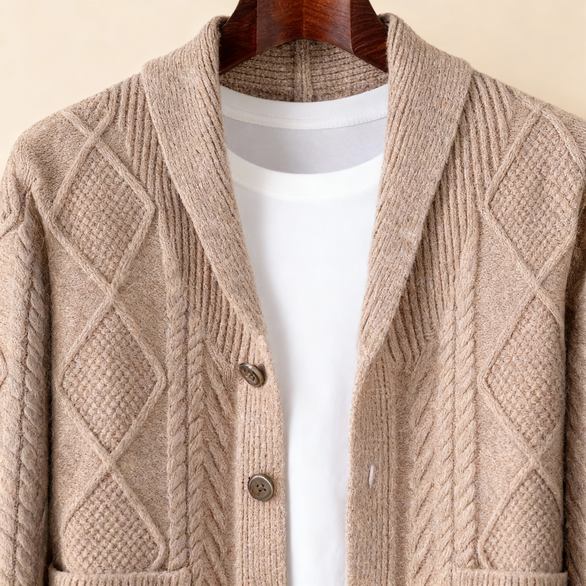 The Mason Knitted Wool Cardigan